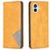 Mobigear Rhombus Slim Nothing Phone (1) Hoesje Bookcase - Cognac