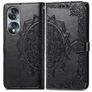 Mobigear Mandala HONOR 70 Hoesje Bookcase Portemonnee - Zwart