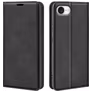 Mobigear Retro Slim iPhone 17e Hoesje Bookcase Portemonnee - Zwart
