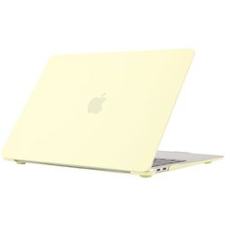 Mobigear Cream Matte MacBook Pro 13 Inch (2012-2015) Hoes Hardshell Laptopcover MacBook Case - Geel - Model A1425 / A1502