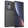 Mobigear Groove Xiaomi 12 Pro Hoesje Flexibel TPU Backcover - Zwart