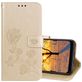 Mobigear Roses Xiaomi Pocophone F1 Hoesje Bookcase Portemonnee - Goud