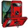 Mobigear Armor Ring Google Pixel 9 Hoesje Hardcase Backcover Shockproof met Ringhouder - Rood