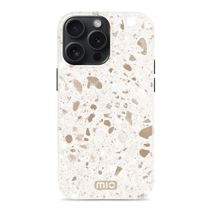 MIO iPhone 15 Pro MagSafe Hoesje Hardcase Backcover - Soft Terrazzo