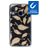 My Style Magneta Samsung Galaxy A20e Hoesje Flexibel TPU Backcover - Golden Feathers