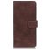 Mobigear Croco Motorola One Fusion Plus Hoesje Bookcase Portemonnee - Bruin