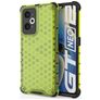 Mobigear Honeycomb Realme GT2 Hoesje Hardcase Backcover Shockproof - Groen