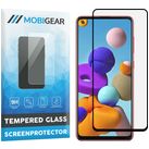 Mobigear Premium Samsung Galaxy A21s Glazen Screenprotector - Case Friendly - Zwart