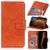 Mobigear Classy iPhone 13 Hoesje Bookcase Portemonnee - Oranje