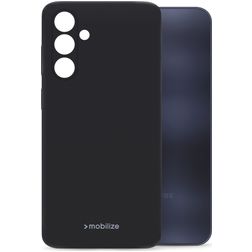 Mobilize Rubber Gelly Samsung Galaxy S25 Plus Hoesje Flexibel TPU Backcover - Zwart