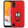 Mobigear Armor Ring Samsung Galaxy A01 Hoesje Hardcase Backcover Shockproof met Ringhouder - Rood