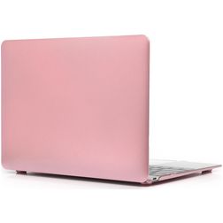 Mobigear Metallic MacBook Pro 15 Inch (2016-2019) Hoes Hardshell Laptopcover MacBook Case - Roségoud - Model A1707 / A1990