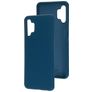 Mobiparts Samsung Galaxy A32 5G Siliconen Hoesje Backcover - Blueberry Blue
