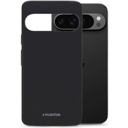 Mobilize Rubber Gelly Google Pixel 9 Pro XL Hoesje Flexibel TPU Backcover - Zwart