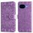 Mobigear Sunflower Google Pixel 10a Hoesje Bookcase Portemonnee - Paars