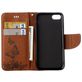 Mobigear Butterfly iPhone SE (2020) Hoesje Bookcase Portemonnee - Bruin