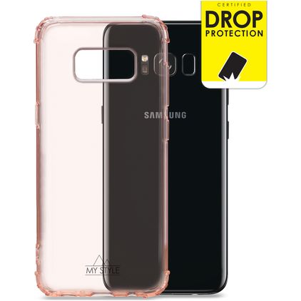 My Style Protective Flex Samsung Galaxy S8 Hoesje Flexibel TPU Backcover Shockproof - Soft Pink