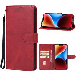 Mobigear Wallet iPhone 15 Plus Hoesje Bookcase Portemonnee - Rood