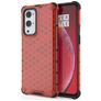 Mobigear Honeycomb OnePlus 9 Pro Hoesje Hardcase Backcover Shockproof - Rood
