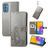 Mobigear Clover Samsung Galaxy M52 Hoesje Bookcase Portemonnee - Grijs