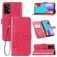 Mobigear Clover Samsung Galaxy A52 Hoesje Bookcase Portemonnee - Magenta