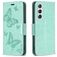 Mobigear Butterfly Samsung Galaxy S24 Hoesje Bookcase Portemonnee - Groen
