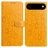 Mobigear Flowers iPhone Air Hoesje Bookcase Portemonnee - Geel