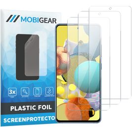 Mobigear Samsung Galaxy A51 5G Screenprotector Folie - Case Friendly (3-Pack)