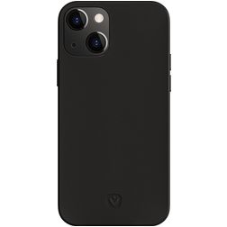 Valenta iPhone 14 MagSafe Hoesje Echt Leer Backcover - Zwart