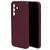 Mobiparts Samsung Galaxy A56 Siliconen Hoesje Backcover - Plum Red