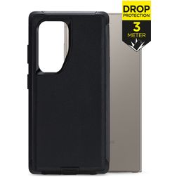 Mobilize Defender Samsung Galaxy S24 Ultra Hoesje Hardcase Backcover Shockproof - Zwart