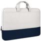 Mobigear Two Tone Stof Laptop Aktetas 15 inch Laptoptas + Handvat - Blauw / Grijs