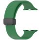 Mobigear Sport Mag Siliconen Apple Watch Bandje Magneetsluiting - 42/41/40/38 mm - Groen