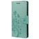 Mobigear Flowers Xiaomi Redmi Note 10 5G Hoesje Bookcase Portemonnee - Groen