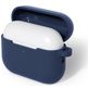 Mobigear Colors Apple AirPods Pro 3 Hoesje Flexibel Siliconen - Marineblauw