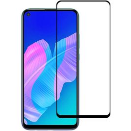 Mobigear Premium Huawei P40 Lite E Glazen Screenprotector - Case Friendly - Zwart