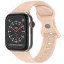 Mobigear Sport Dual Siliconen Apple Watch Bandje Druksluiting - 49/46/45/44 mm - Pastelroze