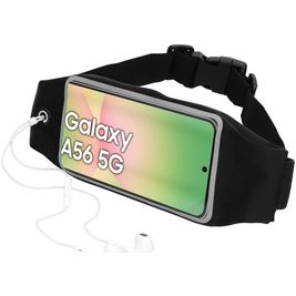 Mobiparts Comfort Fit Belt Telefoonhouder Hardlopen Samsung Galaxy A56 Sport Hoesje Neopreen Heuptas - Zwart