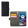 Mobilize Classic Gelly Wallet Motorola Moto G200 5G Hoesje Bookcase Portemonnee - Zwart