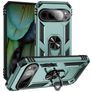 Mobigear Armor Ring Google Pixel 9 Hoesje Hardcase Backcover Shockproof met Ringhouder - Groen