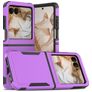Mobigear Heavy Armor Motorola Razr 50 Hoesje Hardcase Backcover Shockproof - Paars