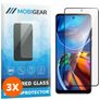 Mobigear Premium Motorola Moto E32s Glazen Screenprotector - Case Friendly - Zwart (3-Pack)