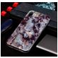 Mobigear Marble iPhone XS Hoesje Flexibel TPU Backcover - Grijs