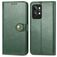 Mobigear Snap Button Realme GT2 Pro Hoesje Bookcase Portemonnee - Groen