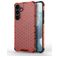 Mobigear Honeycomb Samsung Galaxy S24 Plus Hoesje Hardcase Backcover Shockproof - Rood