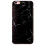 Mobigear Marble iPhone 6s Hoesje Flexibel TPU Backcover - Zwart