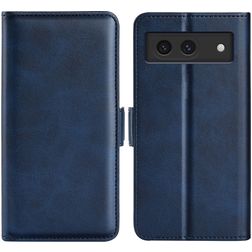 Mobigear Slim Magnet Google Pixel 8a Hoesje Bookcase Portemonnee - Donkerblauw