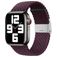 Mobigear Braided Nylon Apple Watch Bandje Klemsluiting - 42/41/40/38 mm - Bordeaux Rood