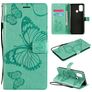 Mobigear Butterfly OPPO A53s Hoesje Bookcase Portemonnee - Turquoise