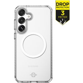 ITSKINS Level 2 HybridMagClear R Doorzichtig Samsung Galaxy S25 FE MagSafe Hoesje Hardcase Backcover Shockproof - Transparant